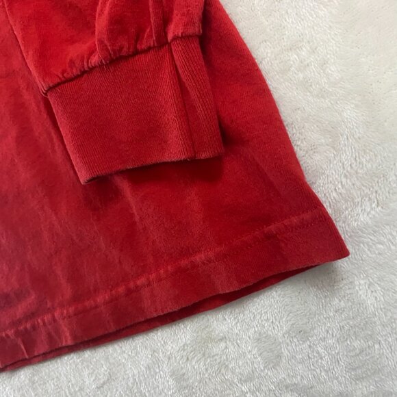 Crooks And Castles Red Long Sleeve Shirt Crewneck Size Large Graphic Logo - Picture 3 of 8